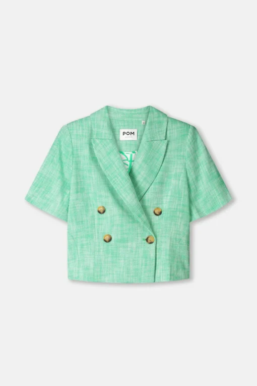 Alternative view of Pom Amsterdam blazer Palm Green SP9572 green