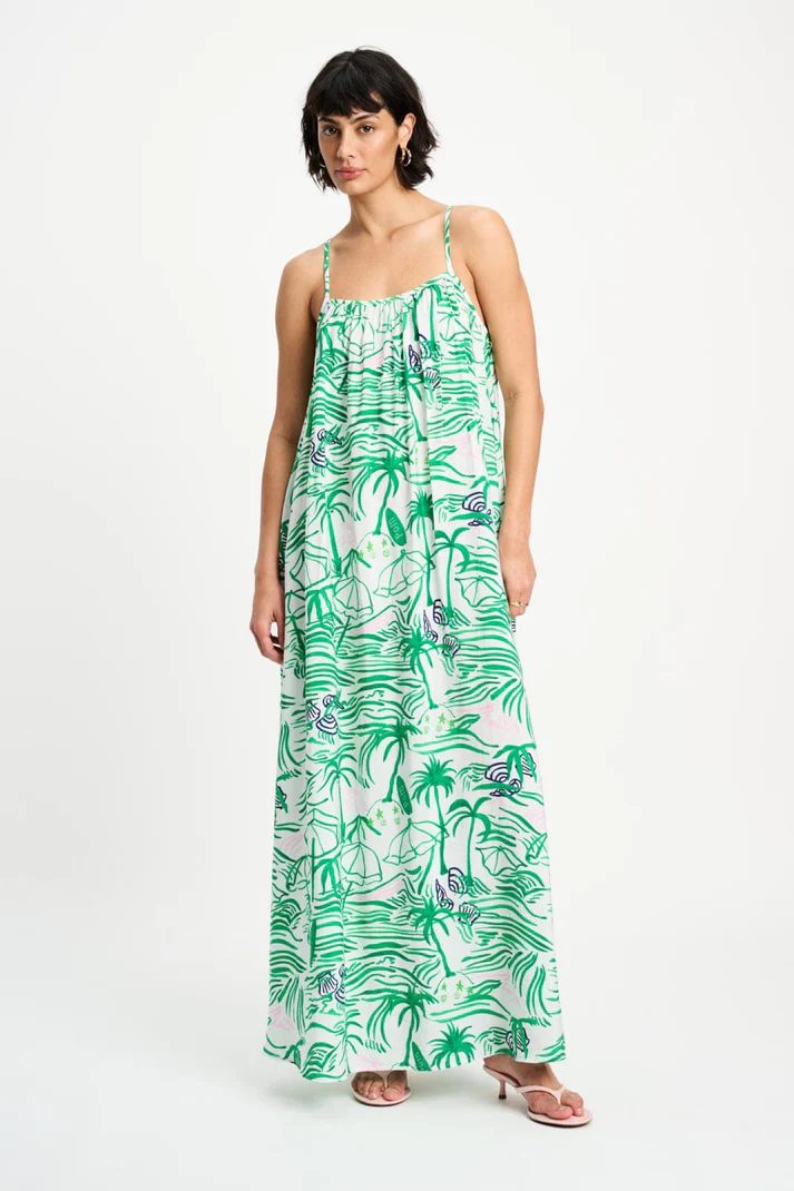 Pom Amsterdam dress Beach Vibes SP9554 green - Afbeelding 3