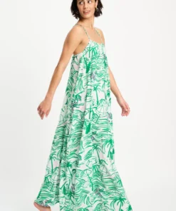 Pom Amsterdam dress Beach Vibes SP9554 green