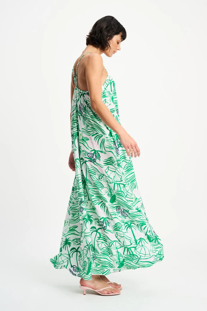 Pom Amsterdam dress Beach Vibes SP9554 green - Afbeelding 6