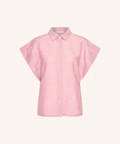 Alternative view of By-Bar Pixie linen blouse dusty pink