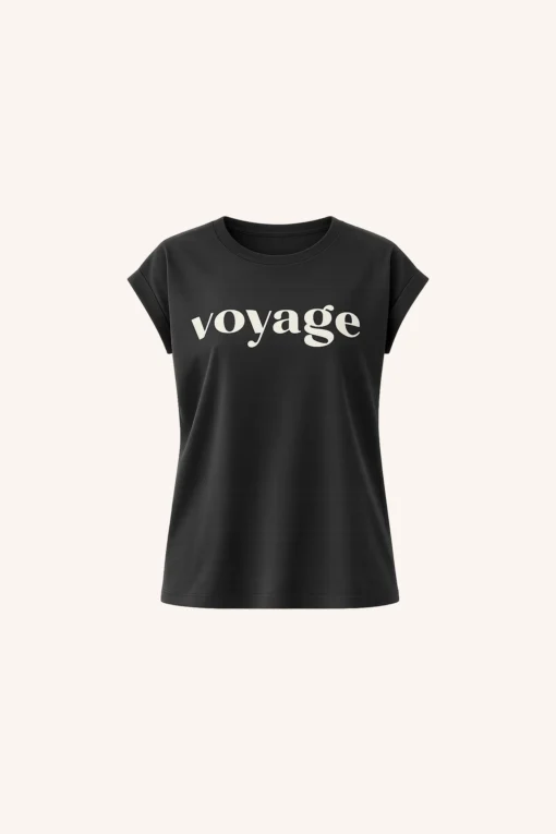 Alternative view of By-Bar Tobi voyage top jet black