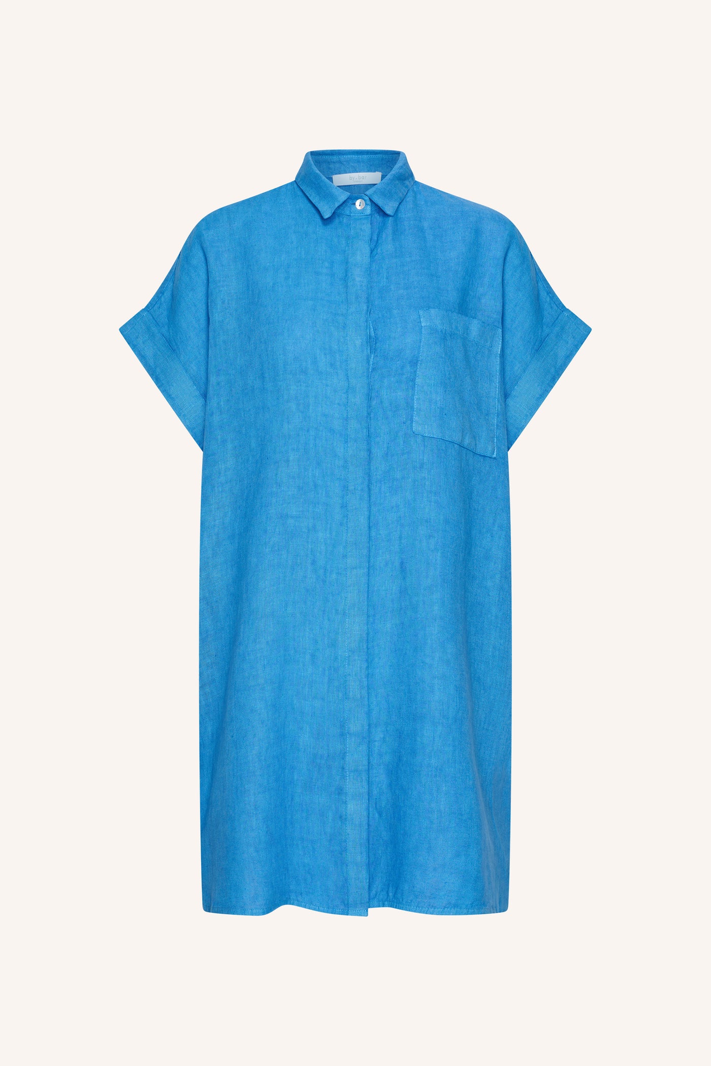 By-Bar Hella linen dress regatta blue - Afbeelding 2