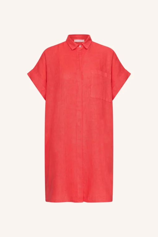 Alternative view of By-Bar Hella linen dress lipstick