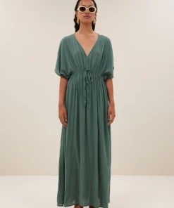 By-Bar Long dress forest night