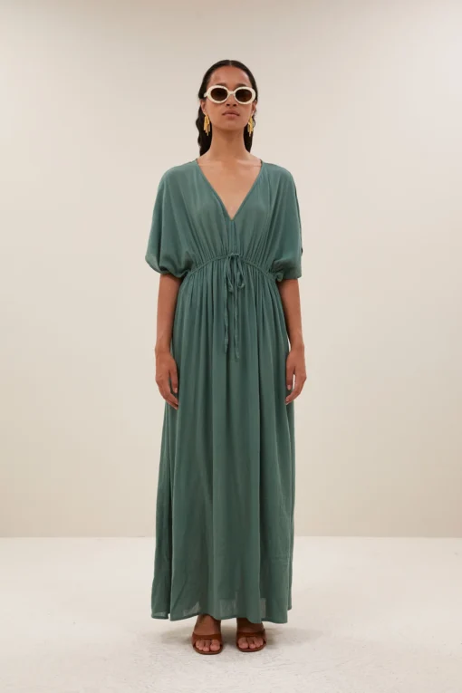 By-Bar Long dress forest night