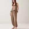 Summum 2s3489 Dark clay singlet silky touch dark clay