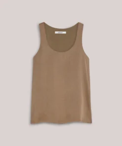 Alternative view of Summum 2s3489 Dark clay singlet silky touch dark clay