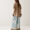 Summum 4s2993 trousers palmtree print single border glacier blue - Afbeelding 6