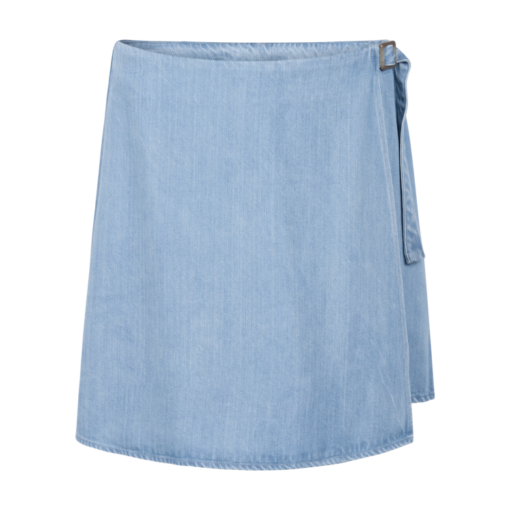 Alternative view of Another-Label Gwen skort light blue