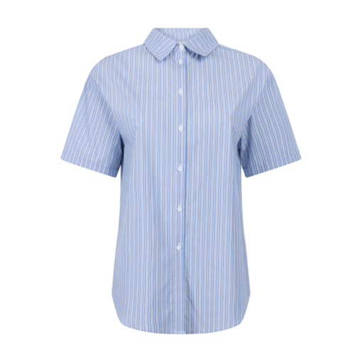 Alternative view of Another-Label Blanche shirt blue brown stripe
