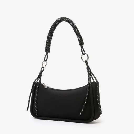 Alternative view of HVISK Isla textured twill black