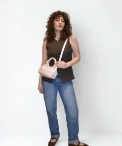 Alternative view of HVISK Jolly matte twill rosie nude