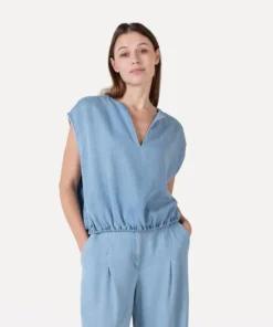 Another-Label Aurore denim top