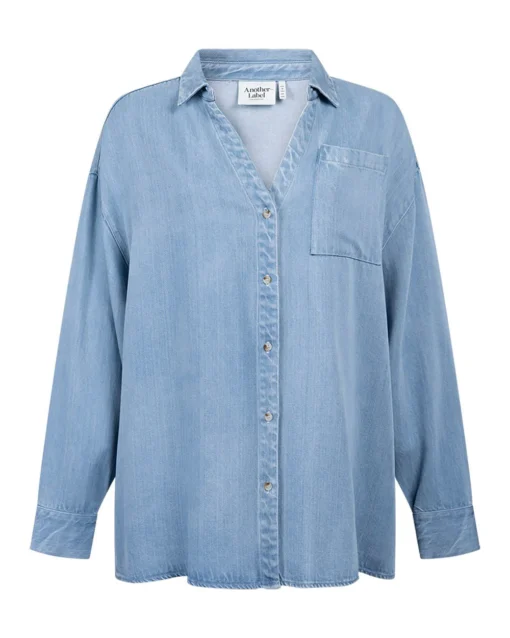 Alternative view of Another-Label Boisy shirt light blue