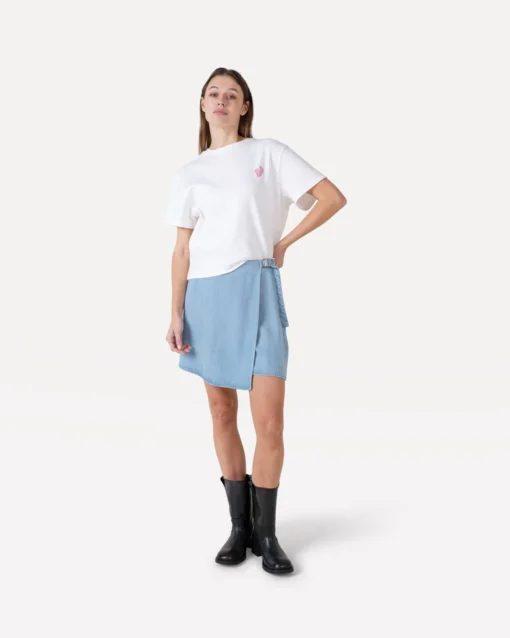 Another-Label Gwen skort light blue