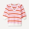 pom amsterdam pullovers pullover striped pink orange 1217942698
