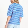 pom amsterdam tshirts tshirt stripe blue pink 1226665459
