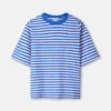 pom amsterdam tshirts tshirt stripe blue pink 1226665461