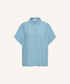 Alternative view of By-Bar Barley viscose blouse blue stone