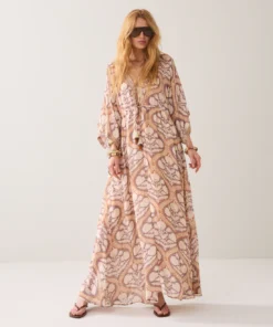 Summum 5s1604 dress art deco print multicolour