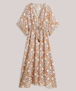 Alternative view of Summum 5s1604 dress art deco print multicolour