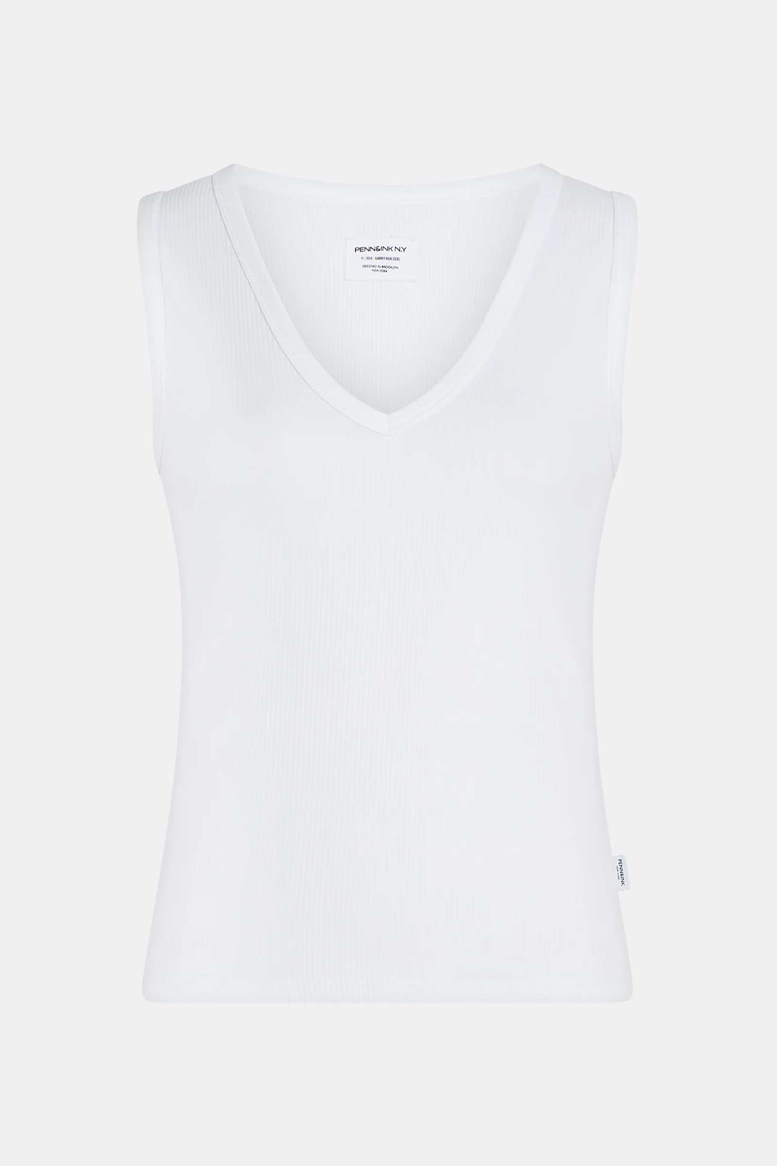 Penn&Ink S26F1818 singlet white - Afbeelding 2