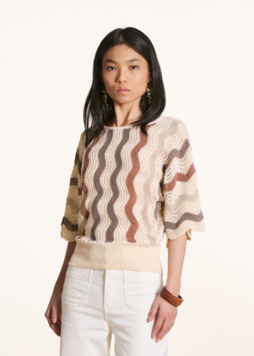 Alternative view of La Fee Maraboutee Z26 Floria ecru/taupe