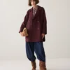 Summum W26 1s1308 Coat wool classic dark burgundy