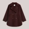 Summum W26 1s1308 Coat wool classic dark burgundy - Afbeelding 2