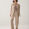 Summum W26 1s1330 Blazer twill melange light taupe