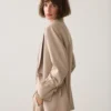 Summum W26 1s1330 Blazer twill melange light taupe - Afbeelding 5