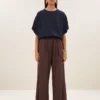 By-Bar W26 Pre-Fall Nuki slub top midnight