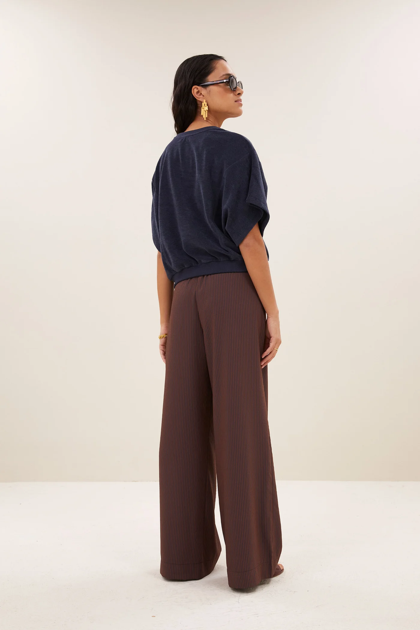 By-Bar W26 Pre-Fall Nuki slub top midnight - Afbeelding 3
