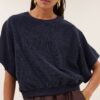 By-Bar W26 Pre-Fall Nuki slub top midnight - Afbeelding 5