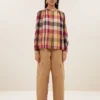 By-Bar W26 Pre-Fall Nyka rainbow blouse rainbow check