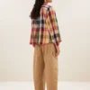 By-Bar W26 Pre-Fall Nyka rainbow blouse rainbow check - Afbeelding 5