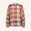 By-Bar W26 Pre-Fall Nyka rainbow blouse rainbow check - Afbeelding 2