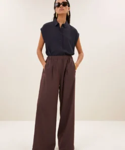 By-Bar W26 Pre-Fall Celin tan stripe pants tanning stripe