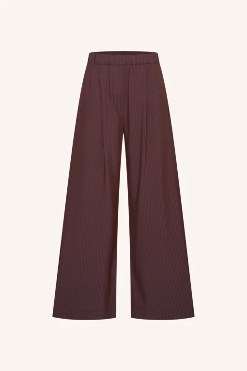 Alternative view of By-Bar W26 Pre-Fall Celin tan stripe pants tanning stripe