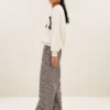 By-Bar W26 Pre-Fall Lili patchwork sweater oyster melee - Afbeelding 5