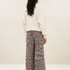 By-Bar W26 Pre-Fall Lili patchwork sweater oyster melee - Afbeelding 4