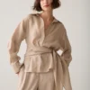 Summum W26 2s3521 Top wrap lyocell blend light taupe - Afbeelding 3