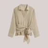 Summum W26 2s3521 Top wrap lyocell blend light taupe - Afbeelding 2
