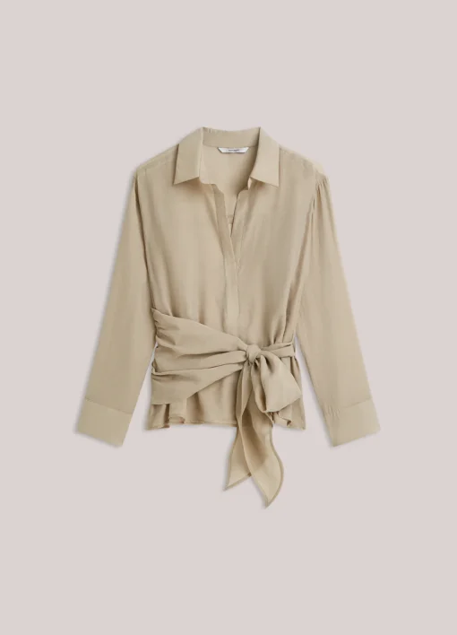 Alternative view of Summum W26 2s3521 Top wrap lyocell blend light taupe