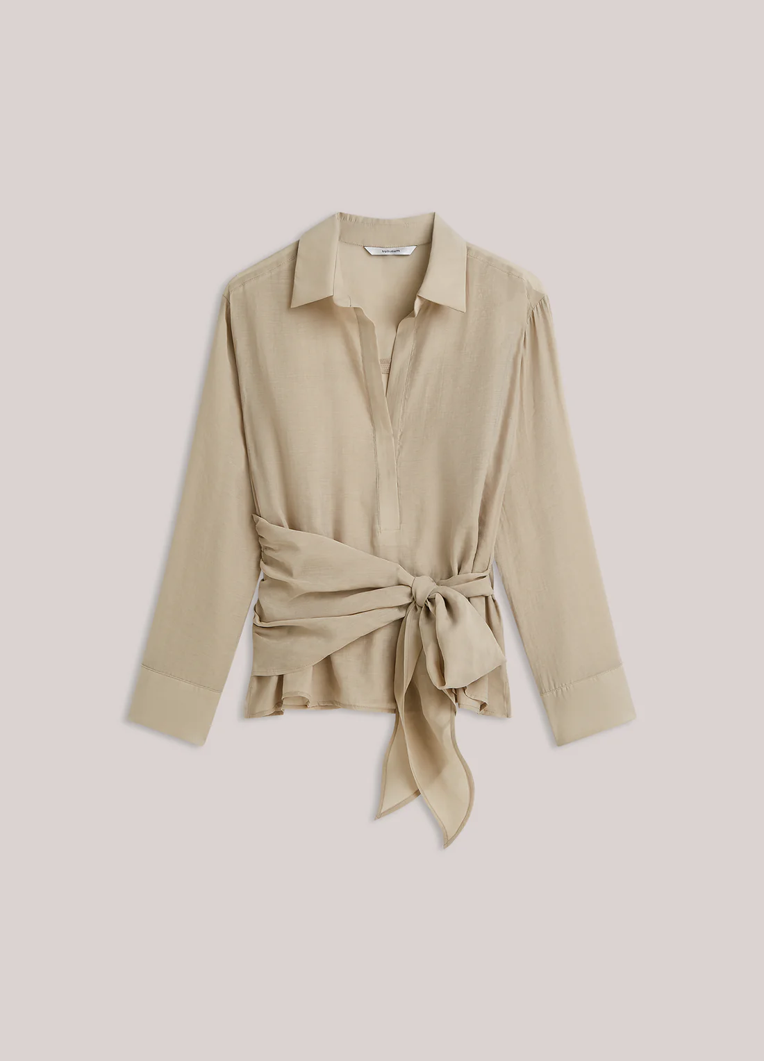 Summum W26 2s3521 Top wrap lyocell blend light taupe - Afbeelding 2