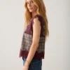 Summum W26 2s3525 Top check burgundy multicolour - Afbeelding 4