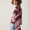 Summum W26 2s3560 Top v-neck stripe printed multicolour - Afbeelding 4
