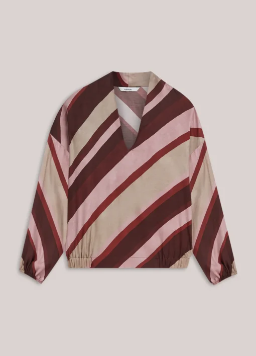 Alternative view of Summum W26 2s3560 Top v-neck stripe printed multicolour
