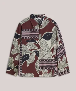 Alternative view of Summum W26 2s3561 Blouse scarf print multicolour